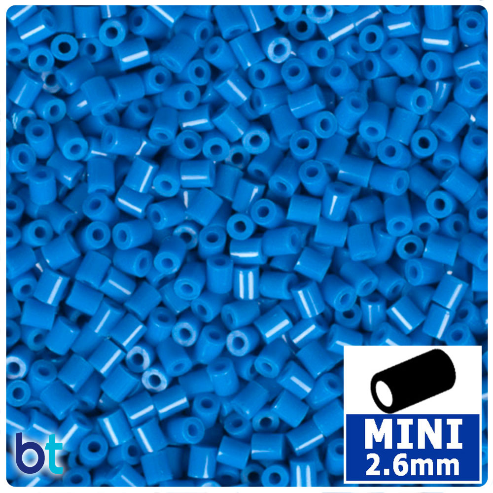 Caribbean Blue 2.6mm Mini Fuse Beads (2000pcs)