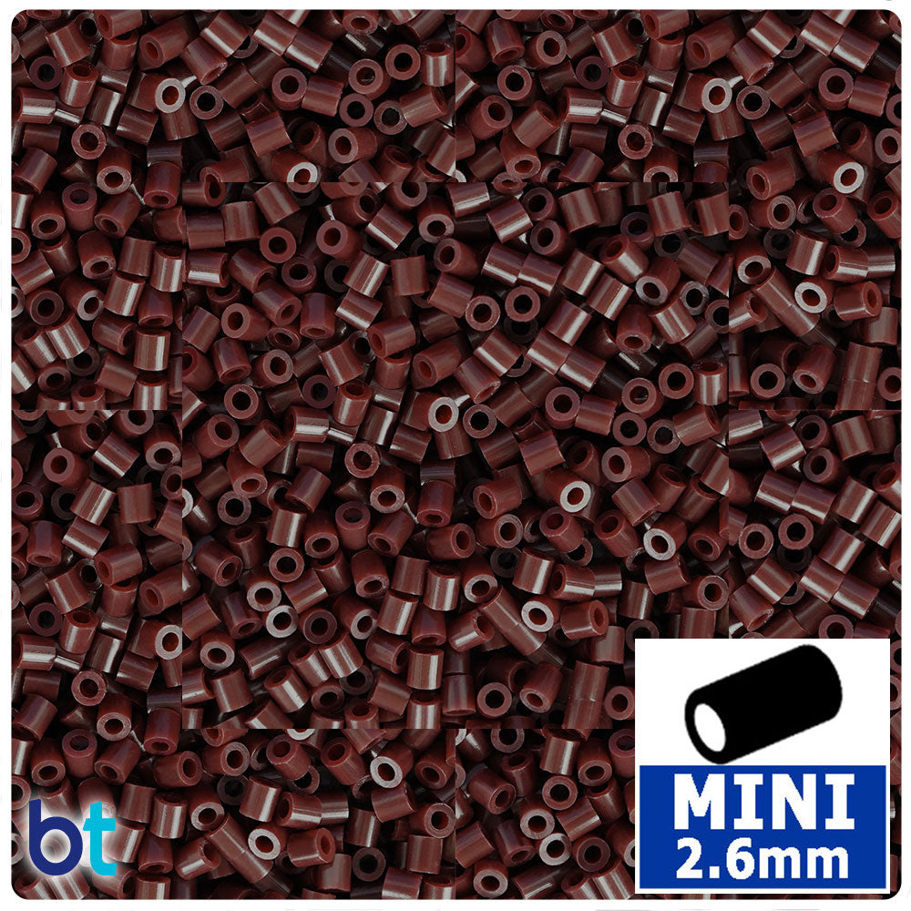 Chocolate 2.6mm Mini Fuse Beads (2000pcs)
