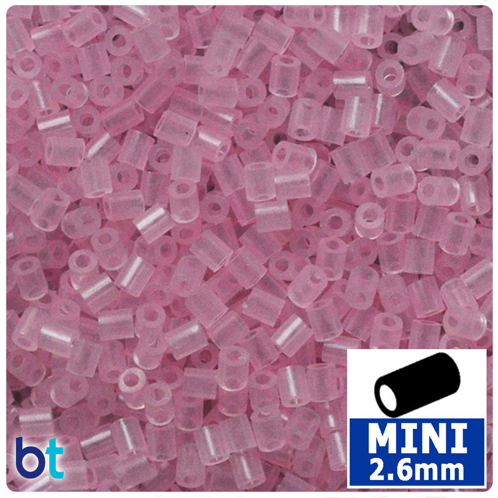 Pink Glow 2.6mm Mini Fuse Beads (2000pcs)