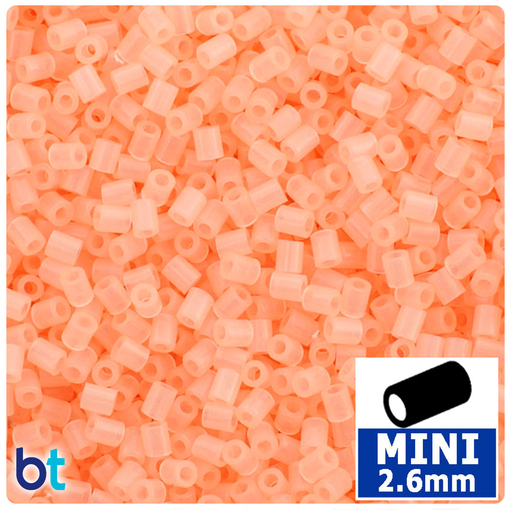 Orange Glow 2.6mm Mini Fuse Beads (2000pcs)
