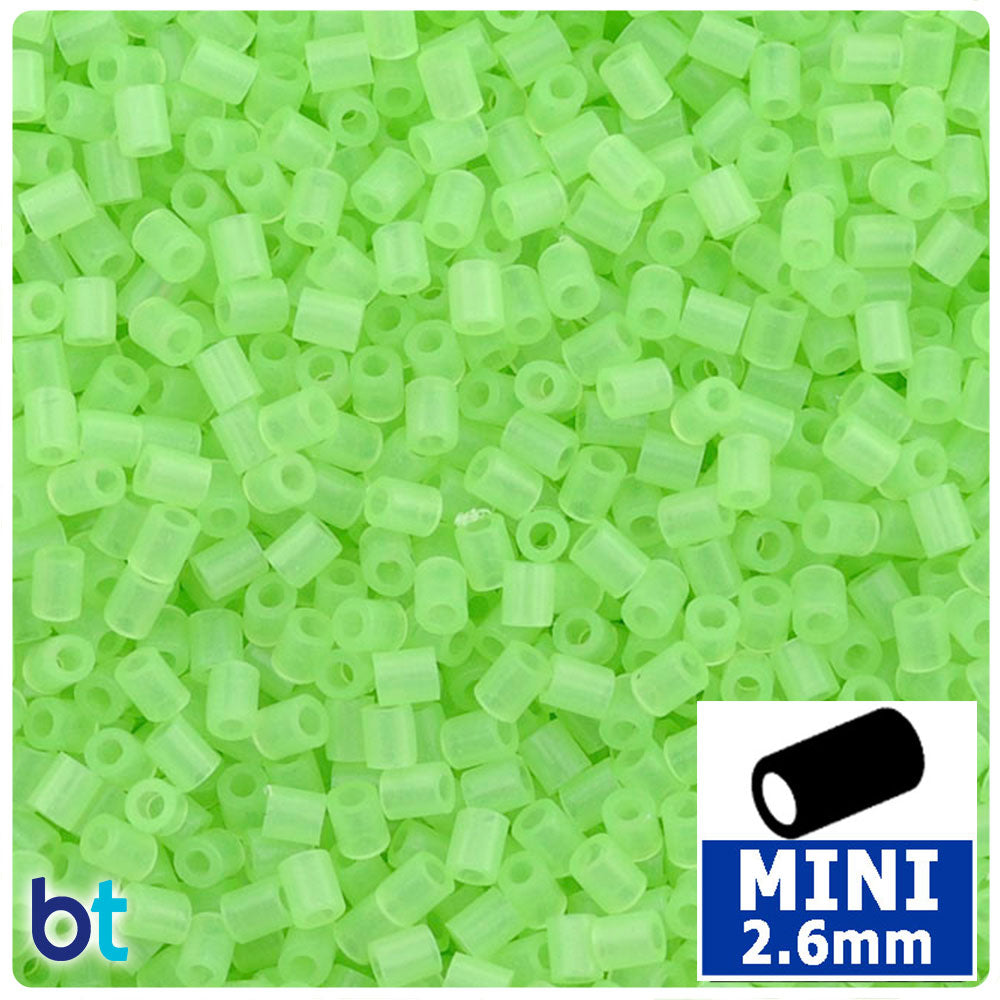 Green Glow 2.6mm Mini Fuse Beads (2000pcs)