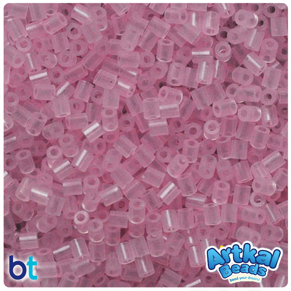 Pink Glow 2.6mm Artkal Mini Fuse Beads (2000pcs)