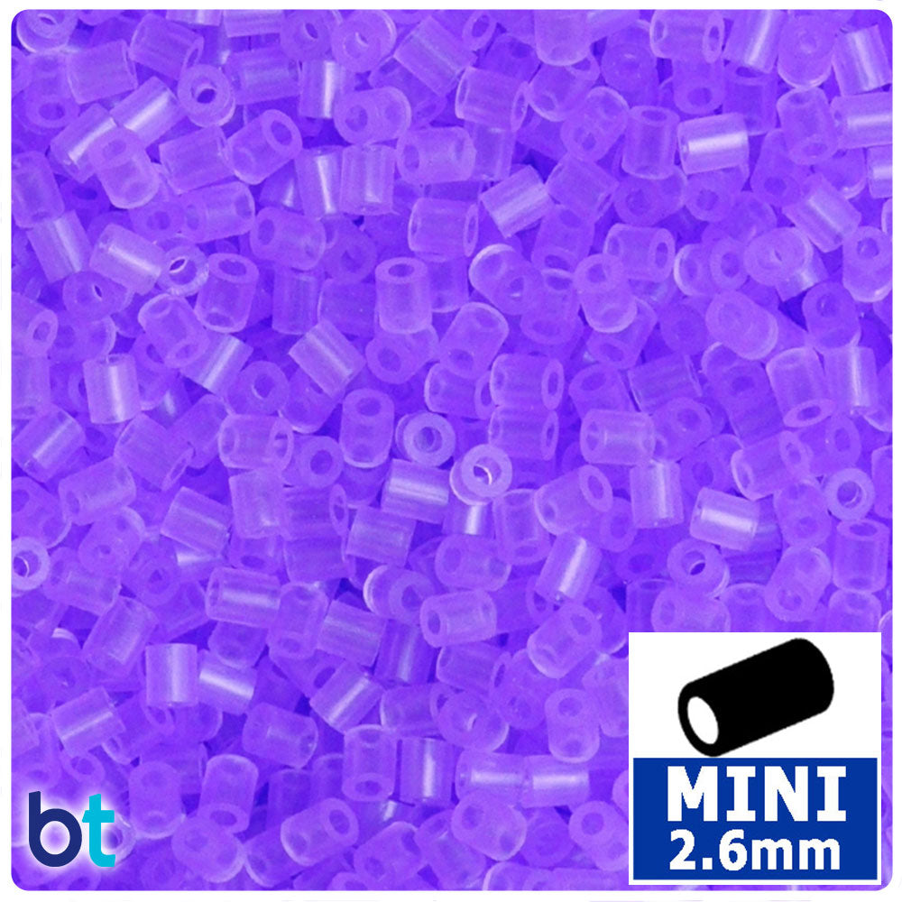 Purple Translucent 2.6mm Mini Fuse Beads (2000pcs)