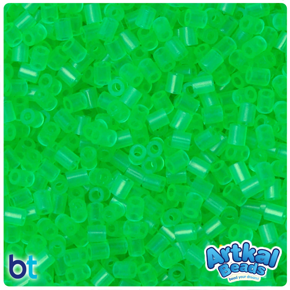 Green Translucent 2.6mm Artkal Mini Fuse Beads (2000pcs)