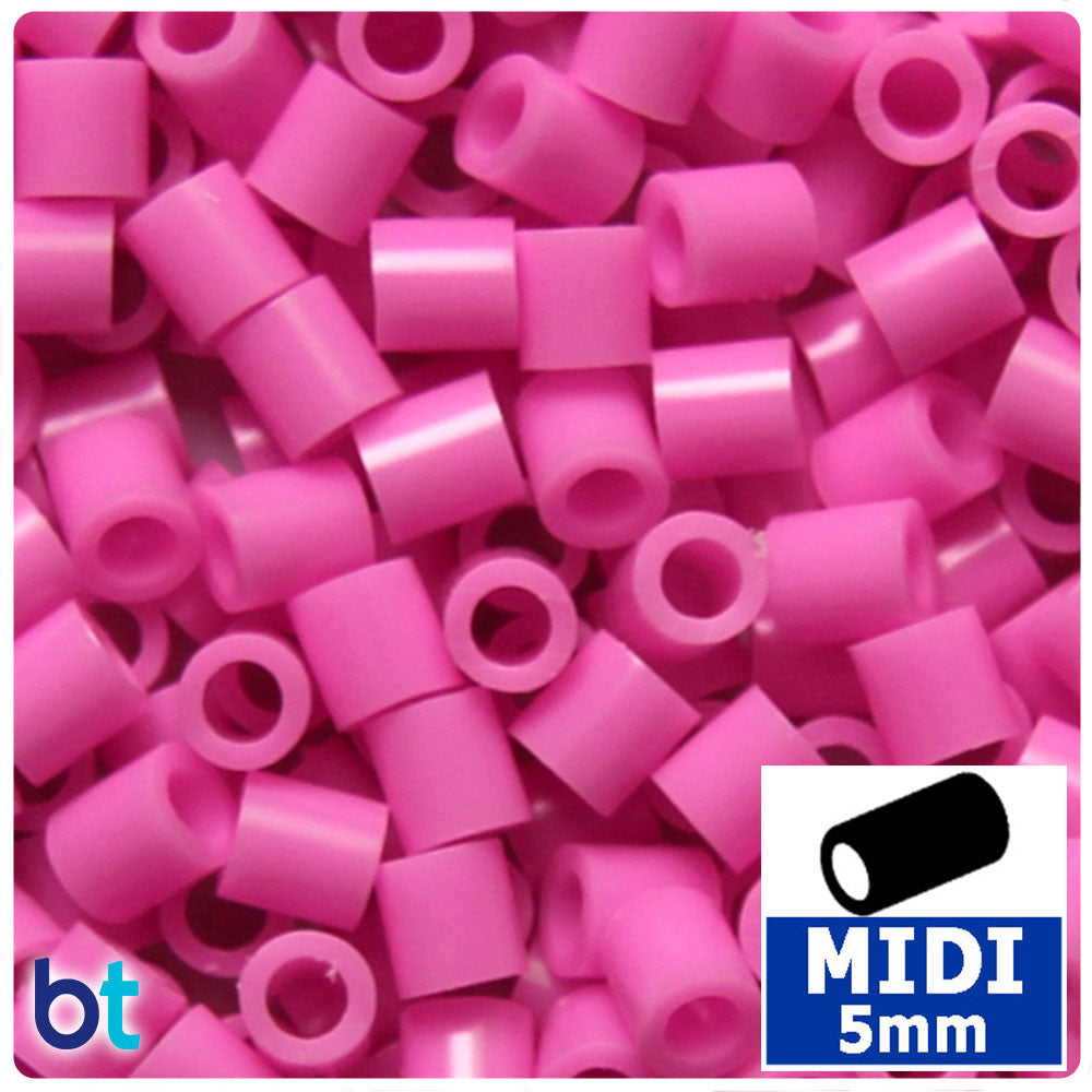 Raspberry Pink 5mm Midi Fuse Beads (1000pcs)
