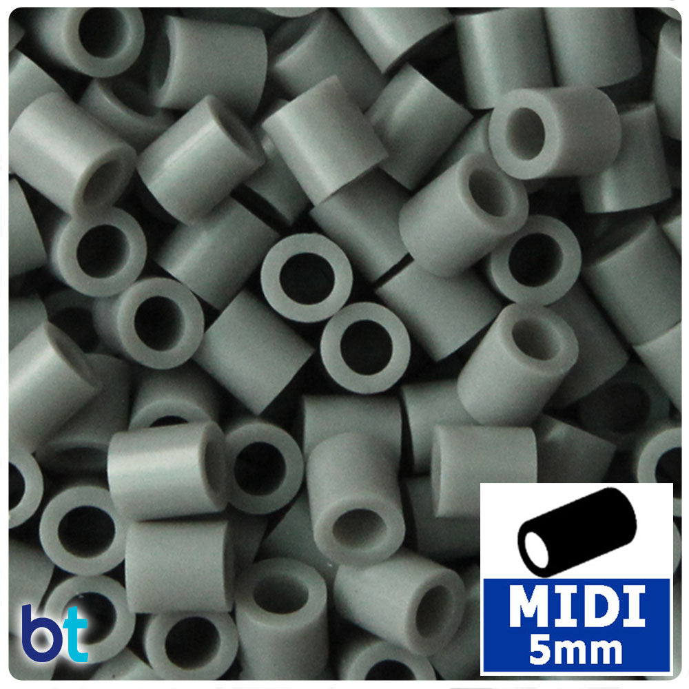 Grey 5mm Midi Fuse Beads (1000pcs)