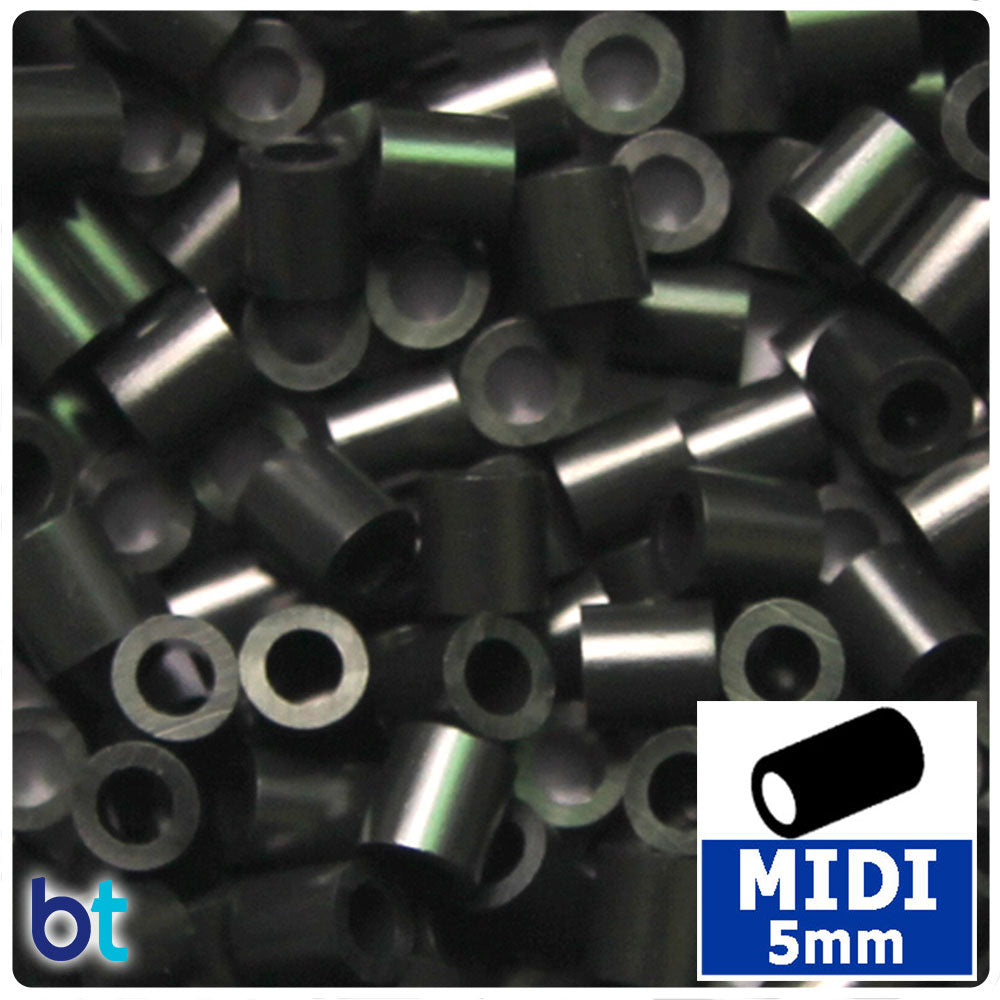 Black 5mm Midi Fuse Beads (1000pcs)