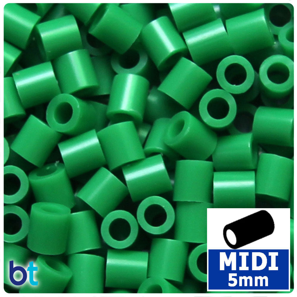 Green 5mm Midi Fuse Beads (1000pcs)