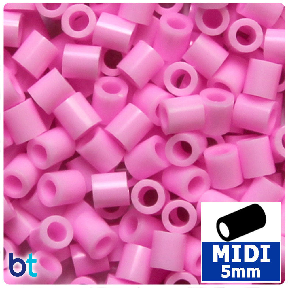 Carnation Pink 5mm Midi Fuse Beads (1000pcs)