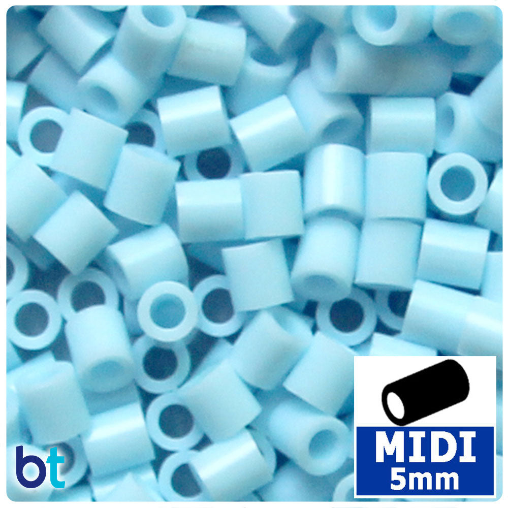 Sky Blue 5mm Midi Fuse Beads (1000pcs)