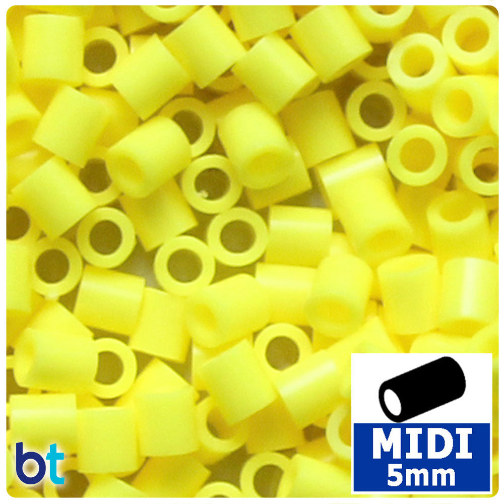 Canary 5mm Midi Fuse Beads (1000pcs)