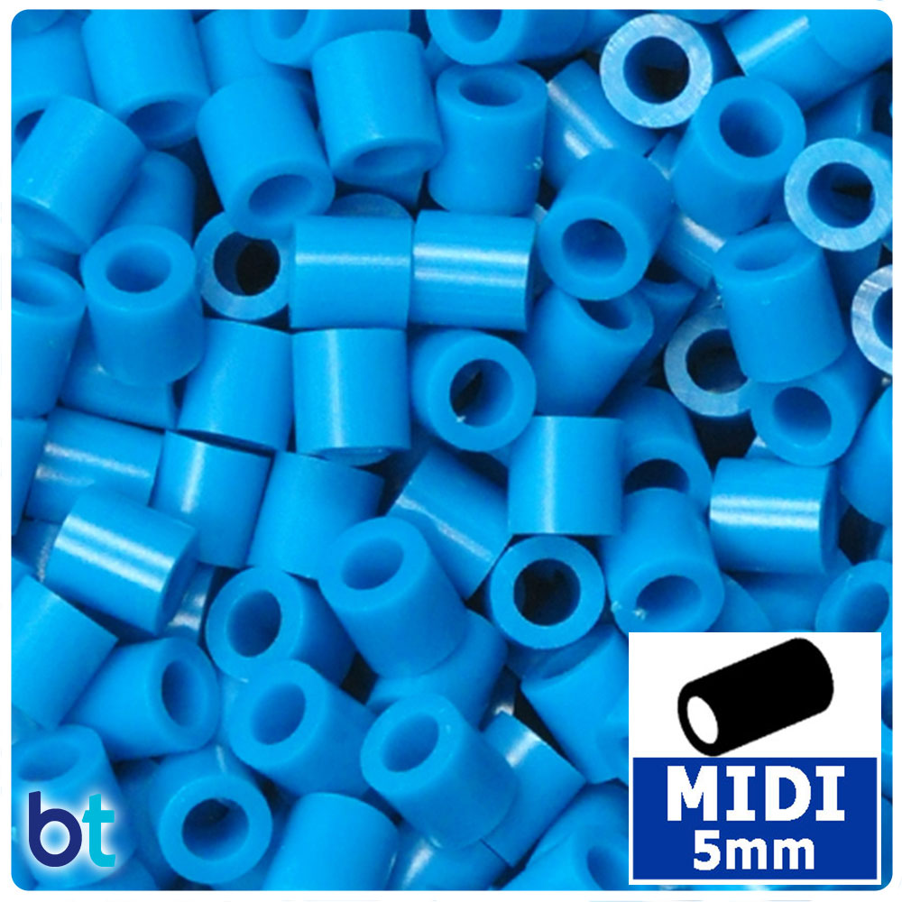 Dark Steel Blue 5mm Midi Fuse Beads (1000pcs)
