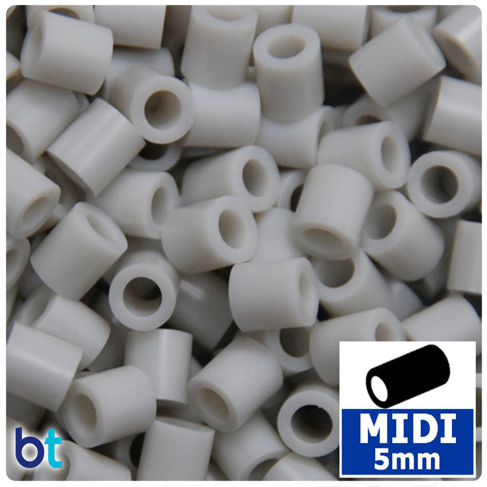 Light Grey 5mm Midi Fuse Beads (1000pcs)
