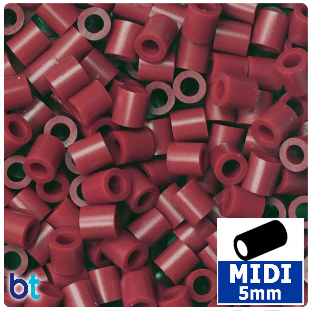 Red Wine 5mm Midi Fuse Beads (1000pcs)