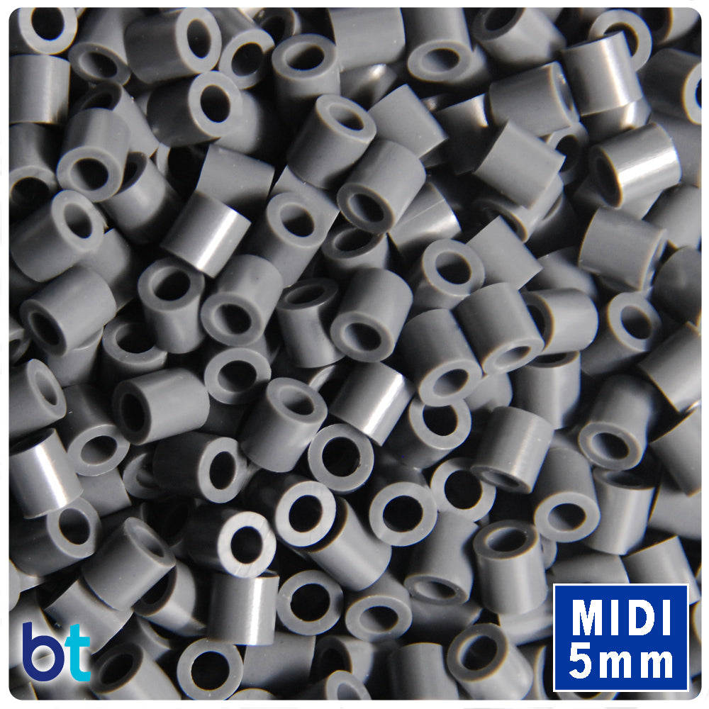 Charcoal Grey 5mm Midi Fuse Beads (1000pcs)
