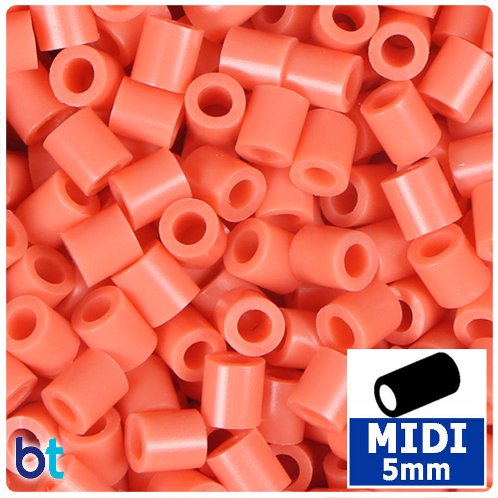 Salmon 5mm Midi Fuse Beads (1000pcs)