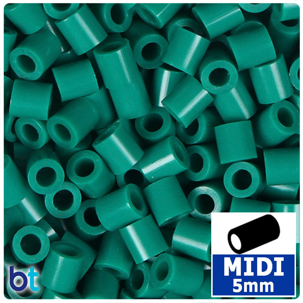 Dark Eucalyptus 5mm Midi Fuse Beads (1000pcs)
