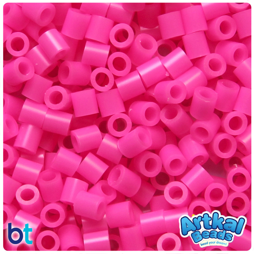 Hot Pink 5mm Artkal Midi Fuse Beads (1000pcs)
