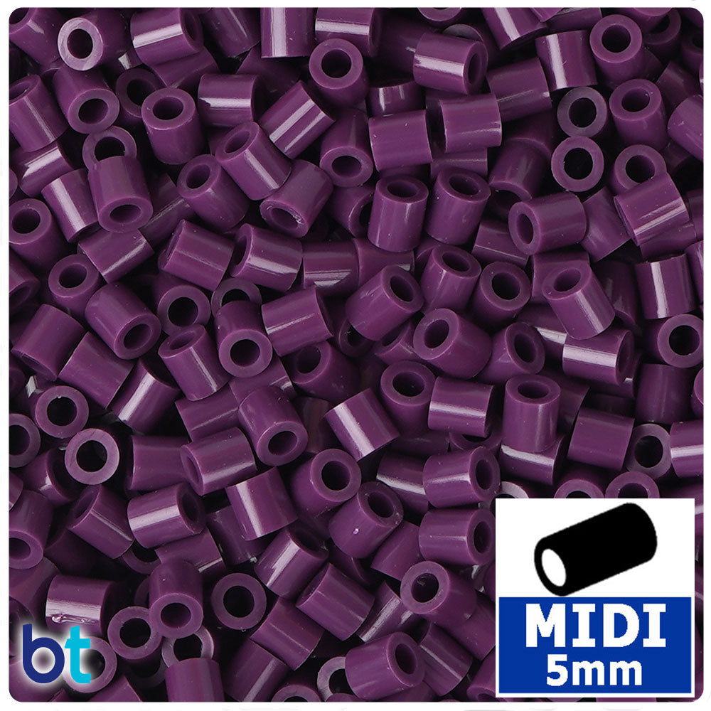 Dark Mauve 5mm Midi Fuse Beads (1000pcs)