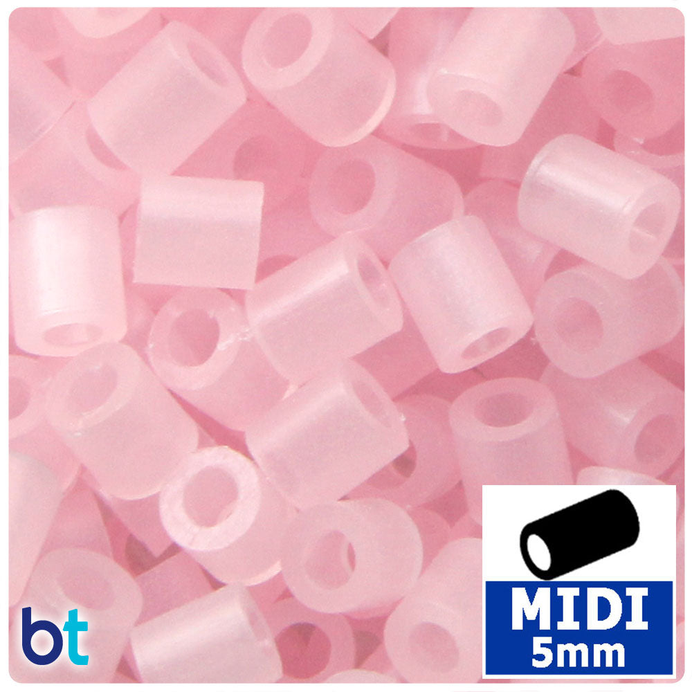Pink Glow 5mm Midi Fuse Beads (1000pcs)