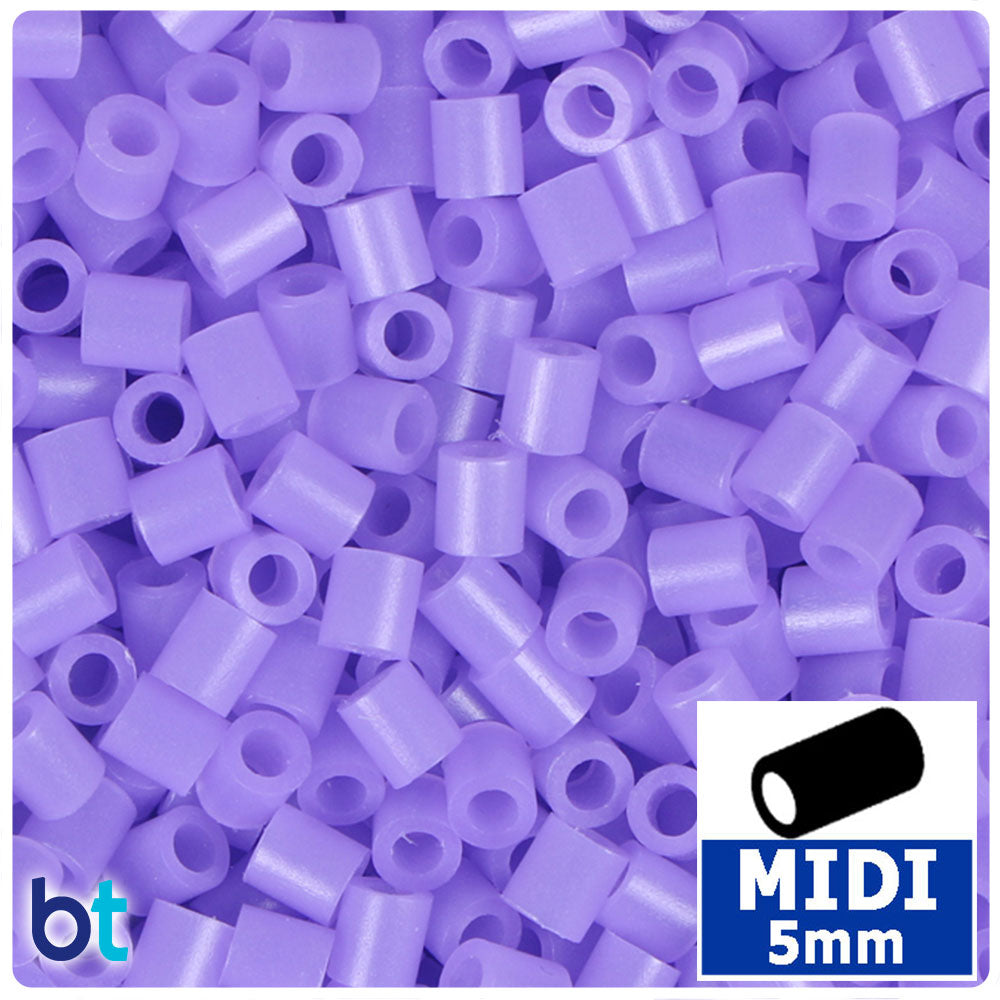 Purple Glow 5mm Midi Fuse Beads (1000pcs)