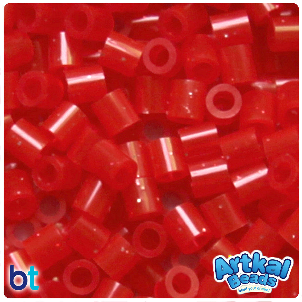 Red Glitter 5mm Artkal Midi Fuse Beads (1000pcs)
