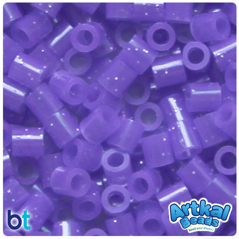 Purple Glitter 5mm Artkal Midi Fuse Beads (1000pcs)