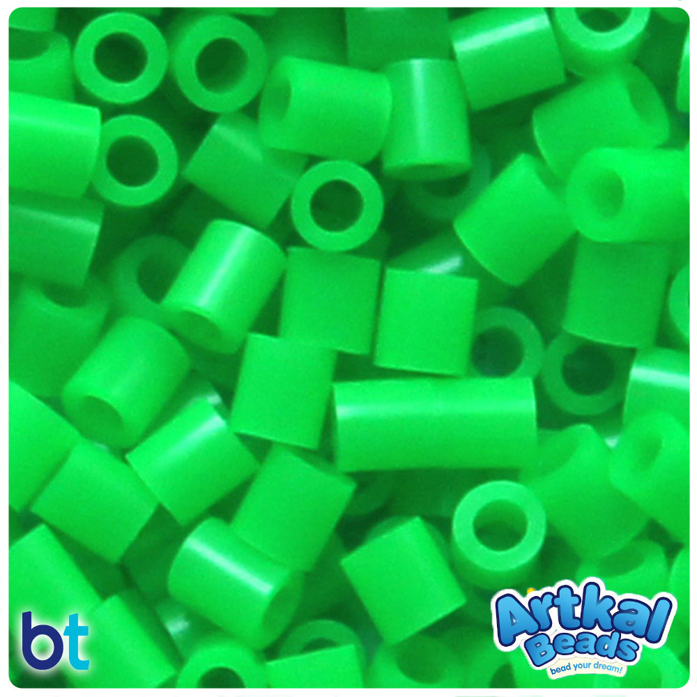 Green Neon 5mm Artkal Midi Fuse Beads (1000pcs)