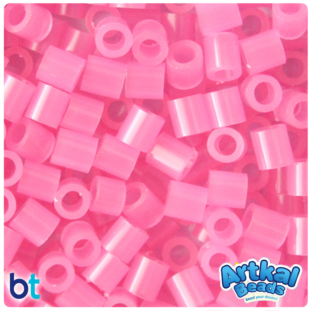 Pink Translucent 5mm Artkal Midi Fuse Beads (1000pcs)