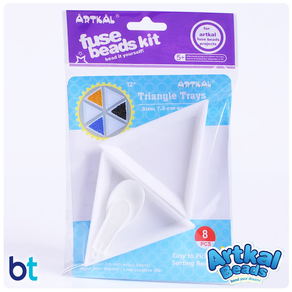 Artkal Triangular Trays and Spoon (1 set)