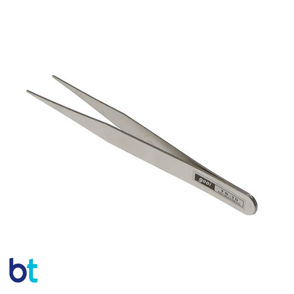 Stainless Steel Straight Tweezers (1pc)