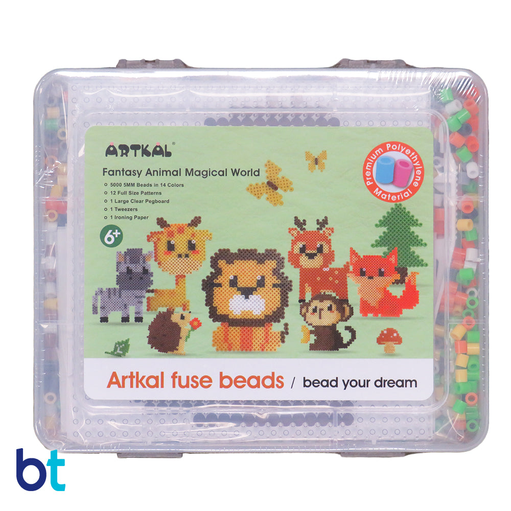 Animal World Theme Midi Fuse Beads Kit (5000 Beads)