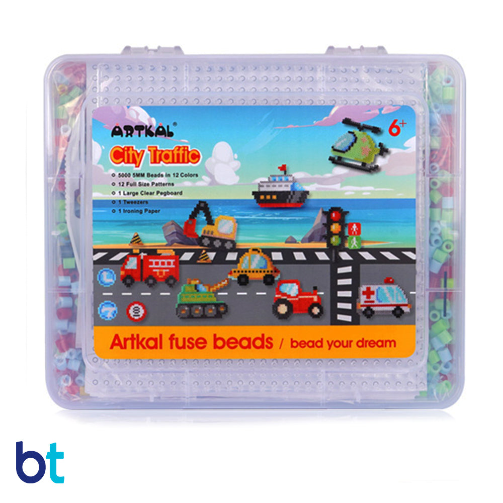 City Traffic Theme Midi Fuse Beads Kit (5000 Beads)