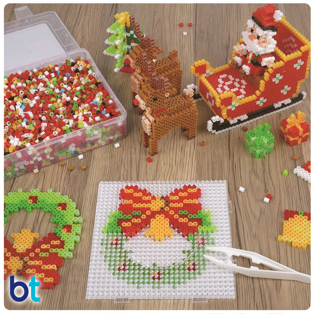 Christmas Theme 3D Midi Fuse Bead Kit (5000 Beads)