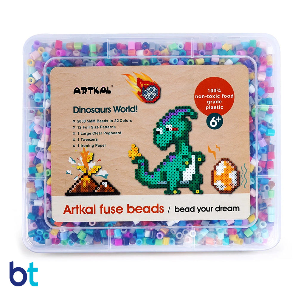 Dinosaur World Theme Midi Fuse Beads Kit (5000 Beads)