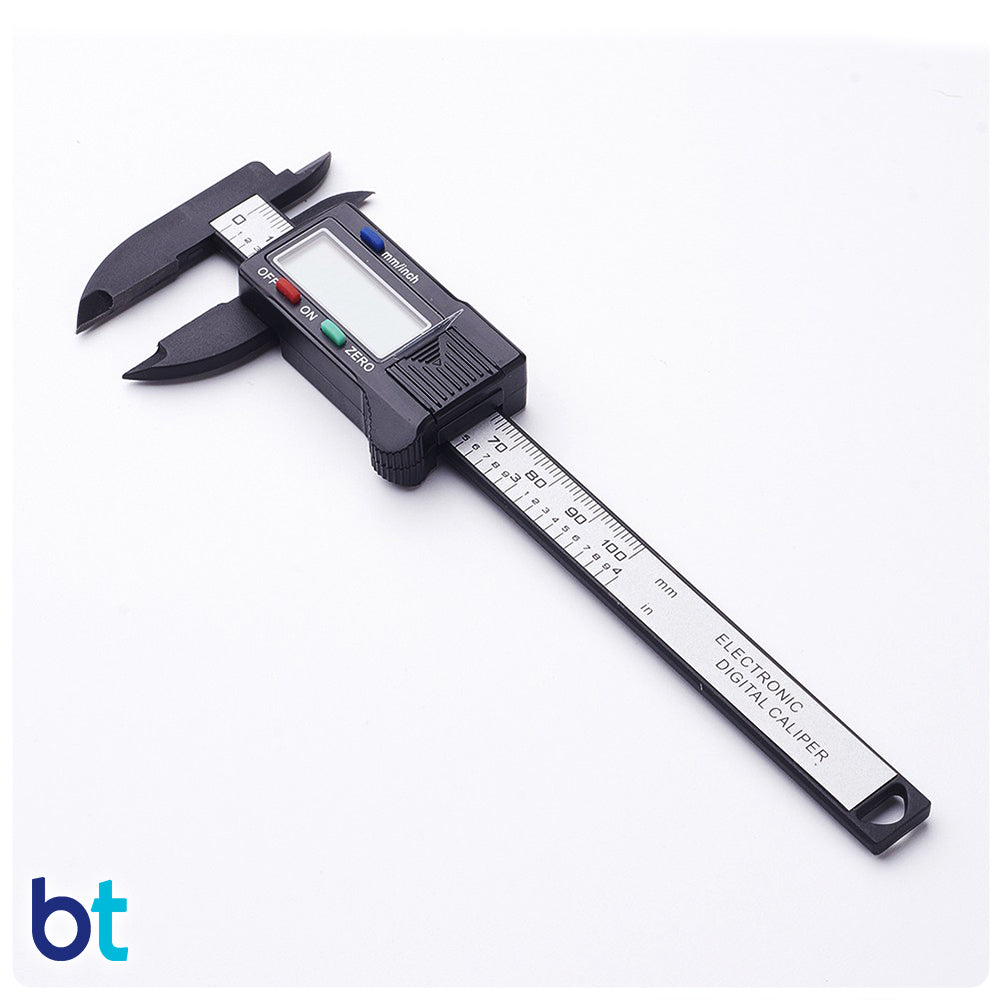 Black Plastic Digital Caliper (1pc)