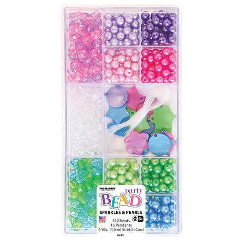 Sparkle & Pearls Bead Box