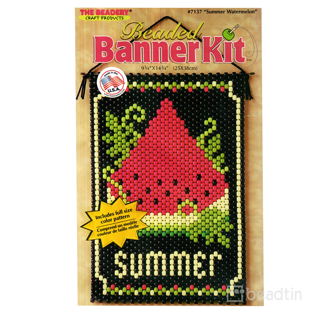 Summer Watermelon Beaded Banner Kit