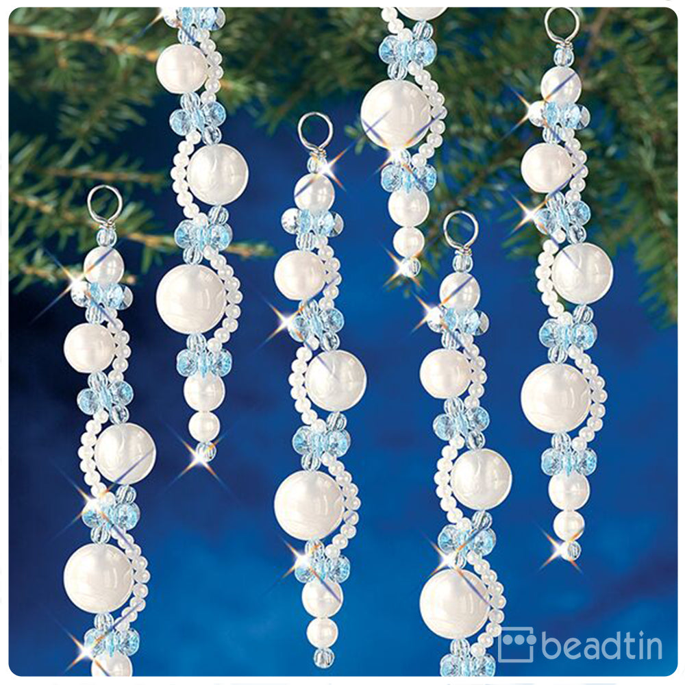 Pearl Icicles Holiday Ornament Kit