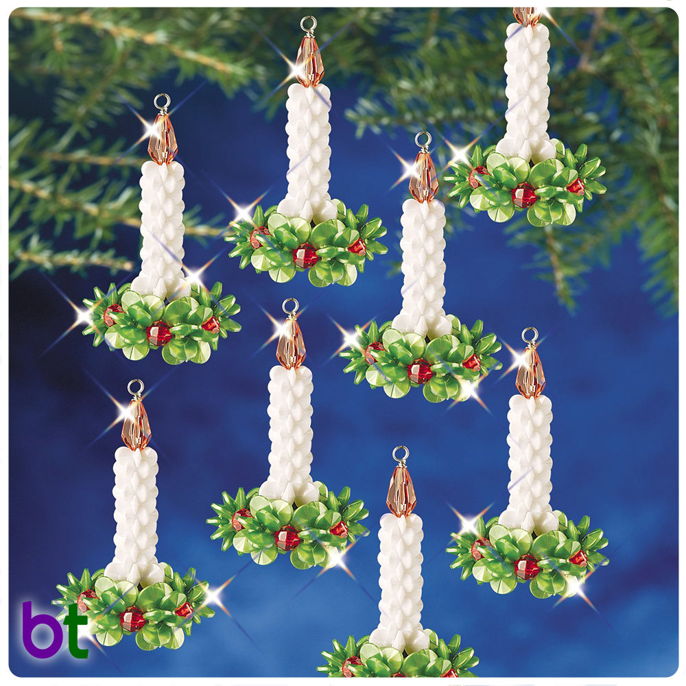 Candle Wreaths Holiday Ornament Kit