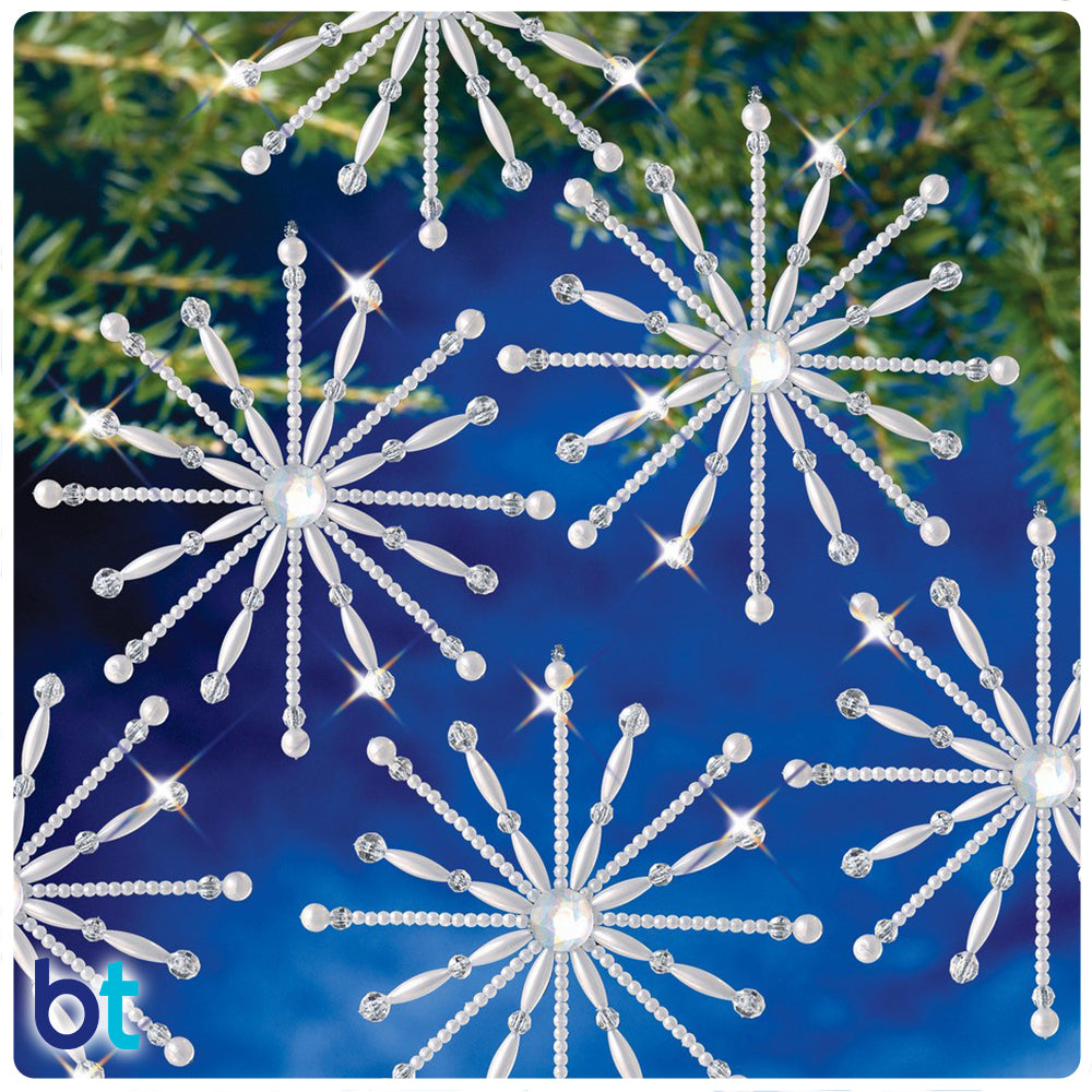Elegant Snowflake Holiday Ornament Kit