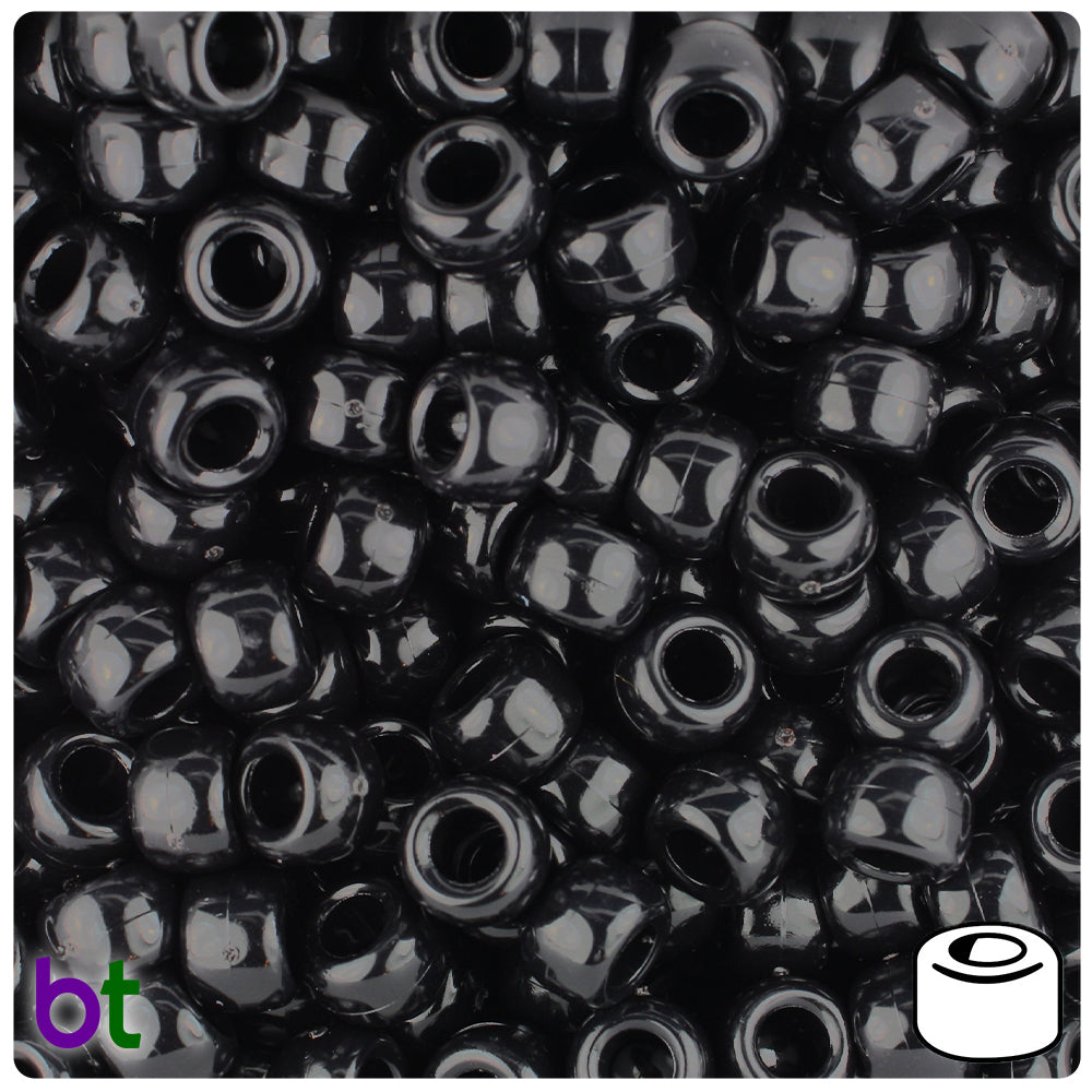 Wholesale Case 9mm Barrel Pony Beads - Opaque