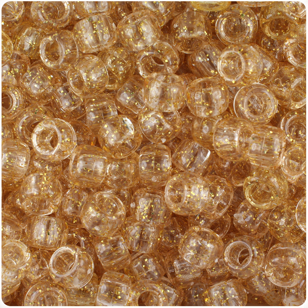 Wholesale Case 9mm Barrel Pony Beads - Sparkle