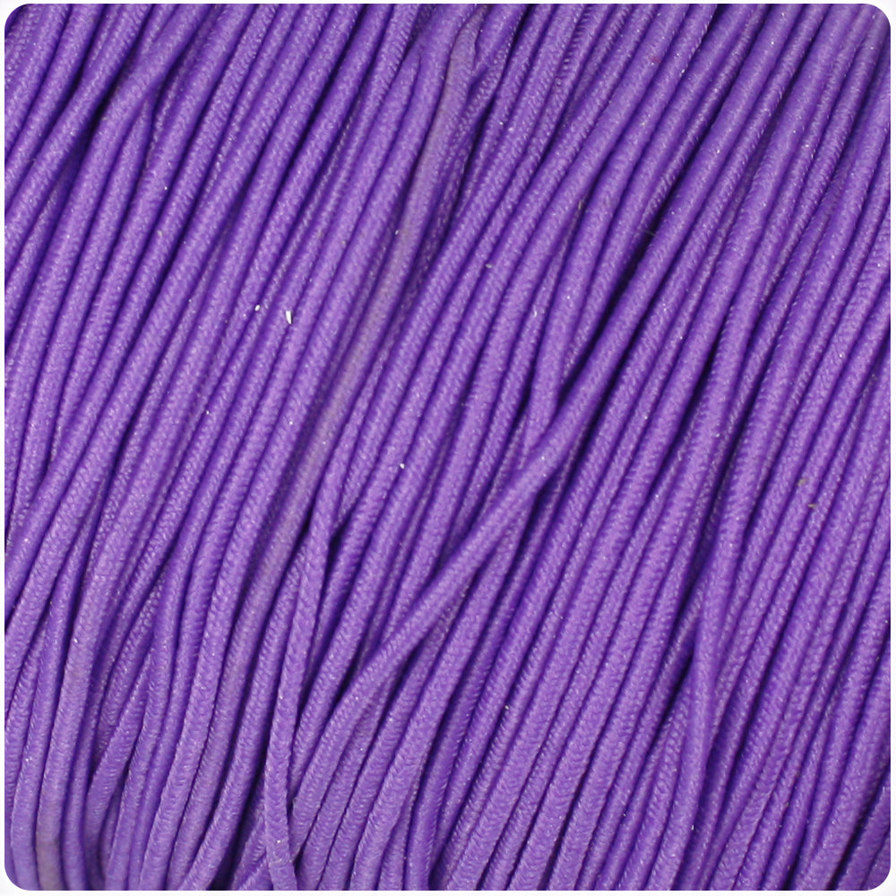 Dark Purple 1mm Round Elastic Cord (65m)