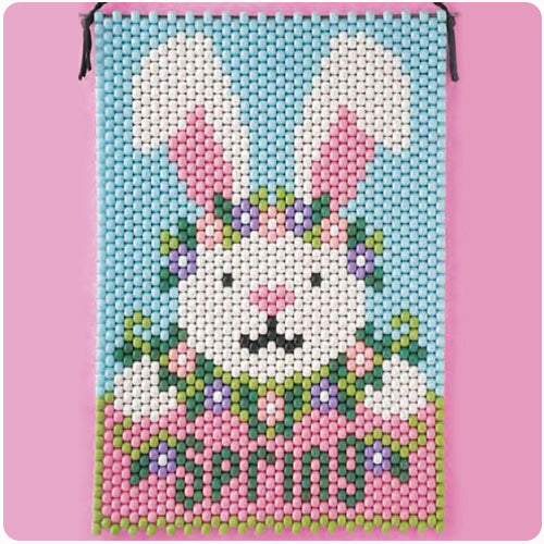 Happy Bunny Beaded Banner Kit