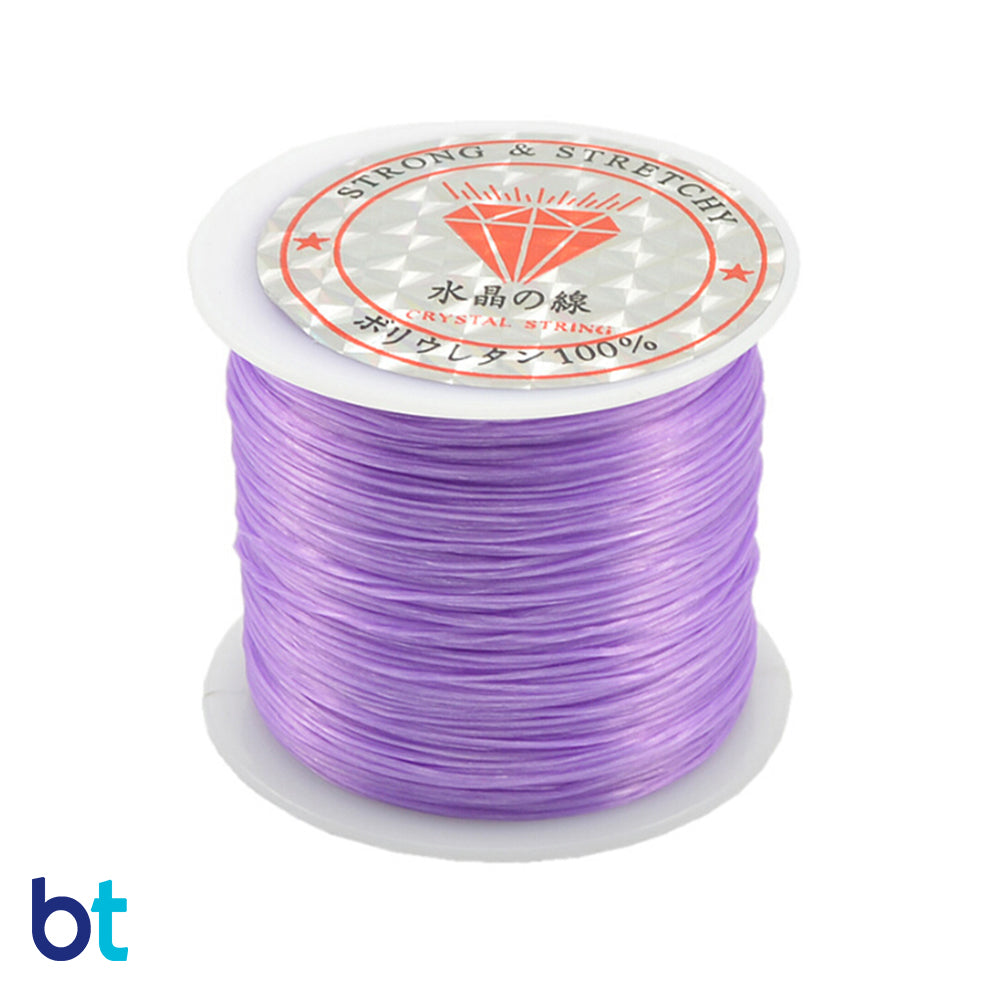 Light Purple 0.8mm Crystal String Cord (50m)