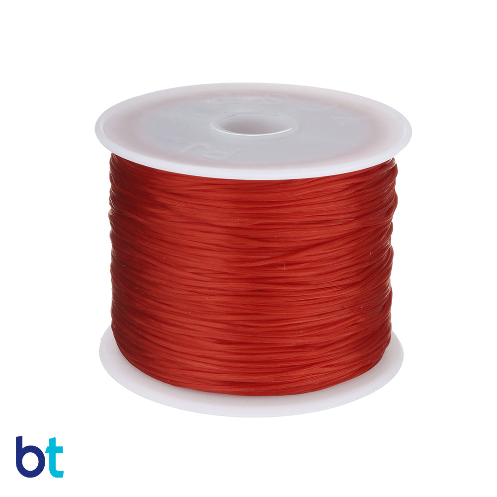 Light Red 0.8mm Crystal String Cord (50m)