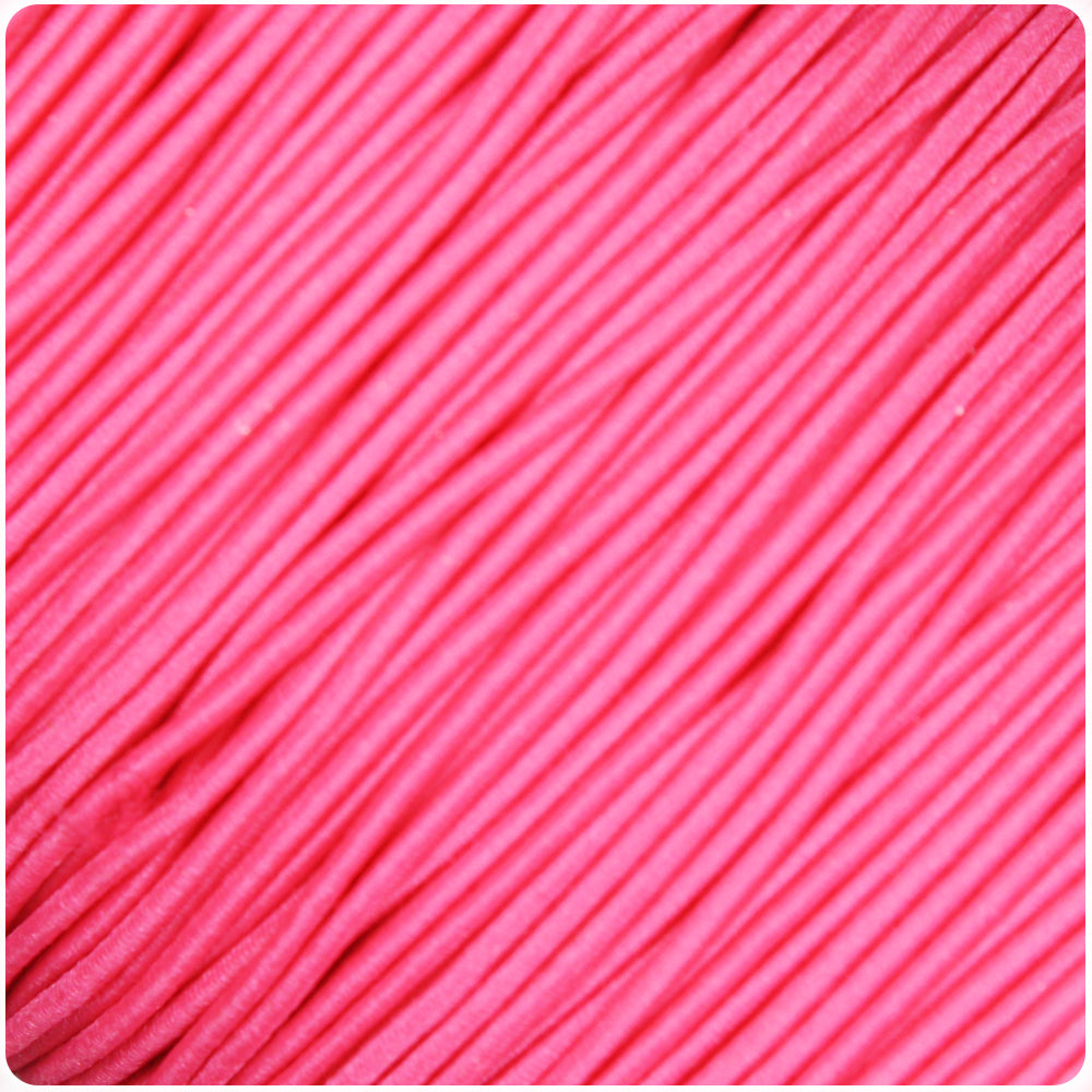 Dark Pink 1mm Round Elastic Cord (65m)