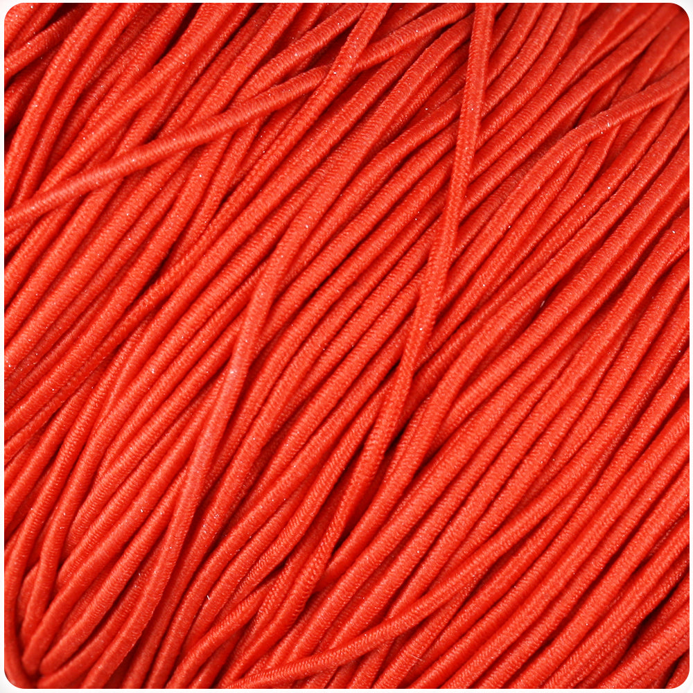 Red 1mm Round Elastic Cord (65m)