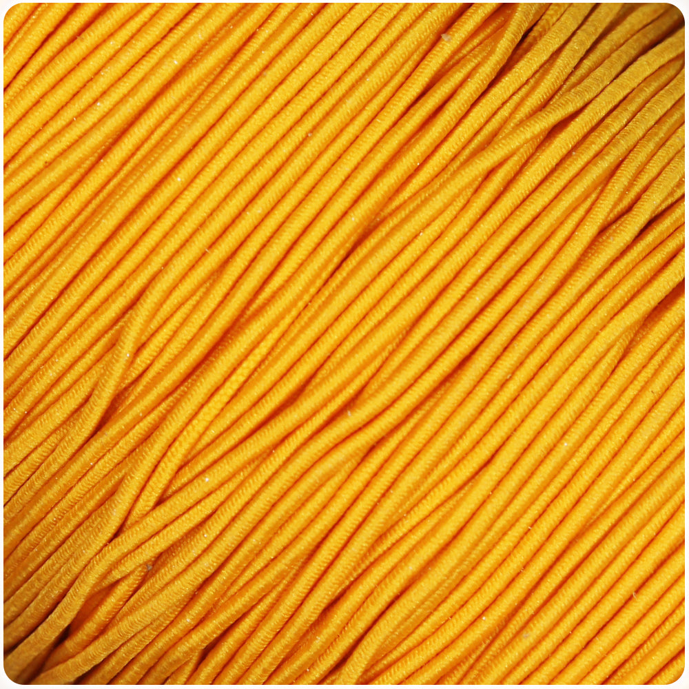 Orange 1mm Round Elastic Cord (65m)